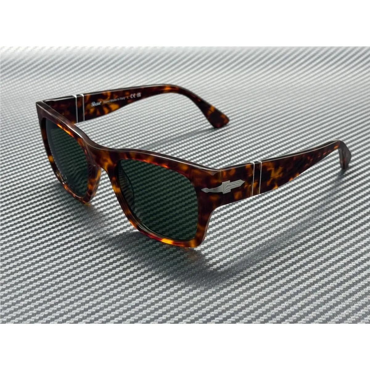 PO3384S 24 31 Havana Green Unisex 54 mm Sunglasses by Persol