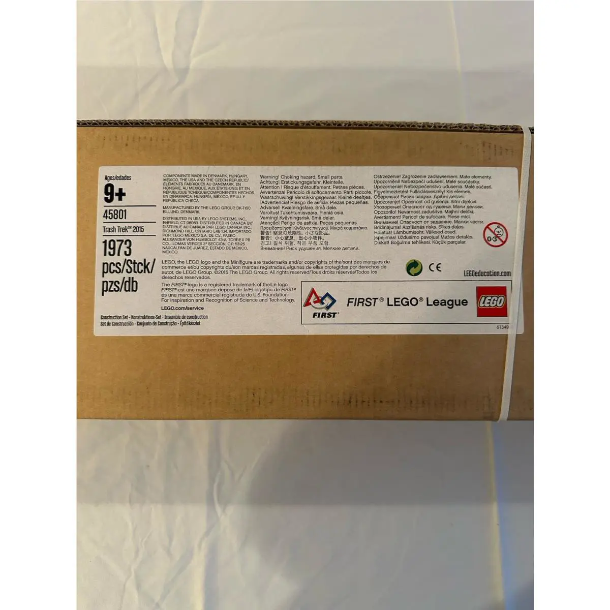 First Lego League Fll Challenge Trash Trek 2015 Mat and Models 45801