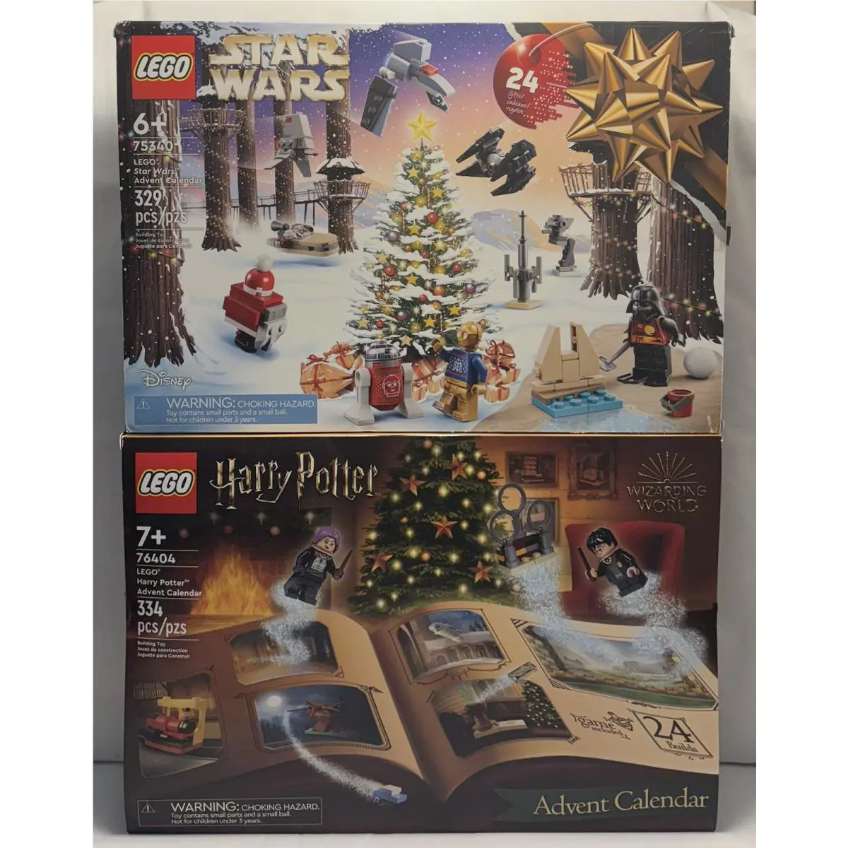 Lego Advent Calendars 75340 Star Wars 2022 76404 Harry Potter 2022