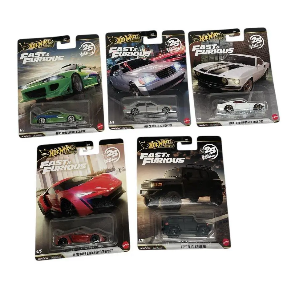 Hot Wheels Premium 2026 Fast Furious Set Of 5
