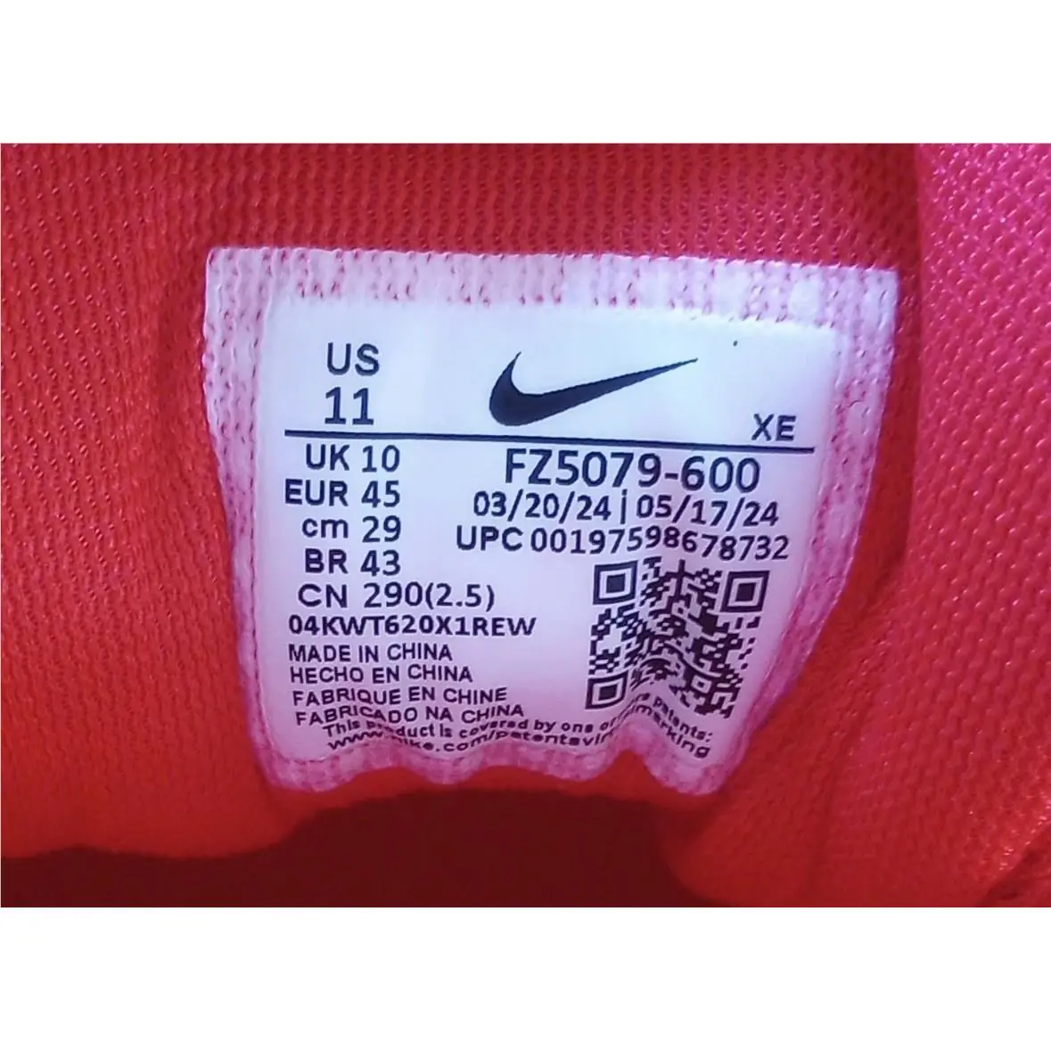 Nike shoes - Nike Air Zoom Pegasus 41 - FZ5079-600 - Red 9