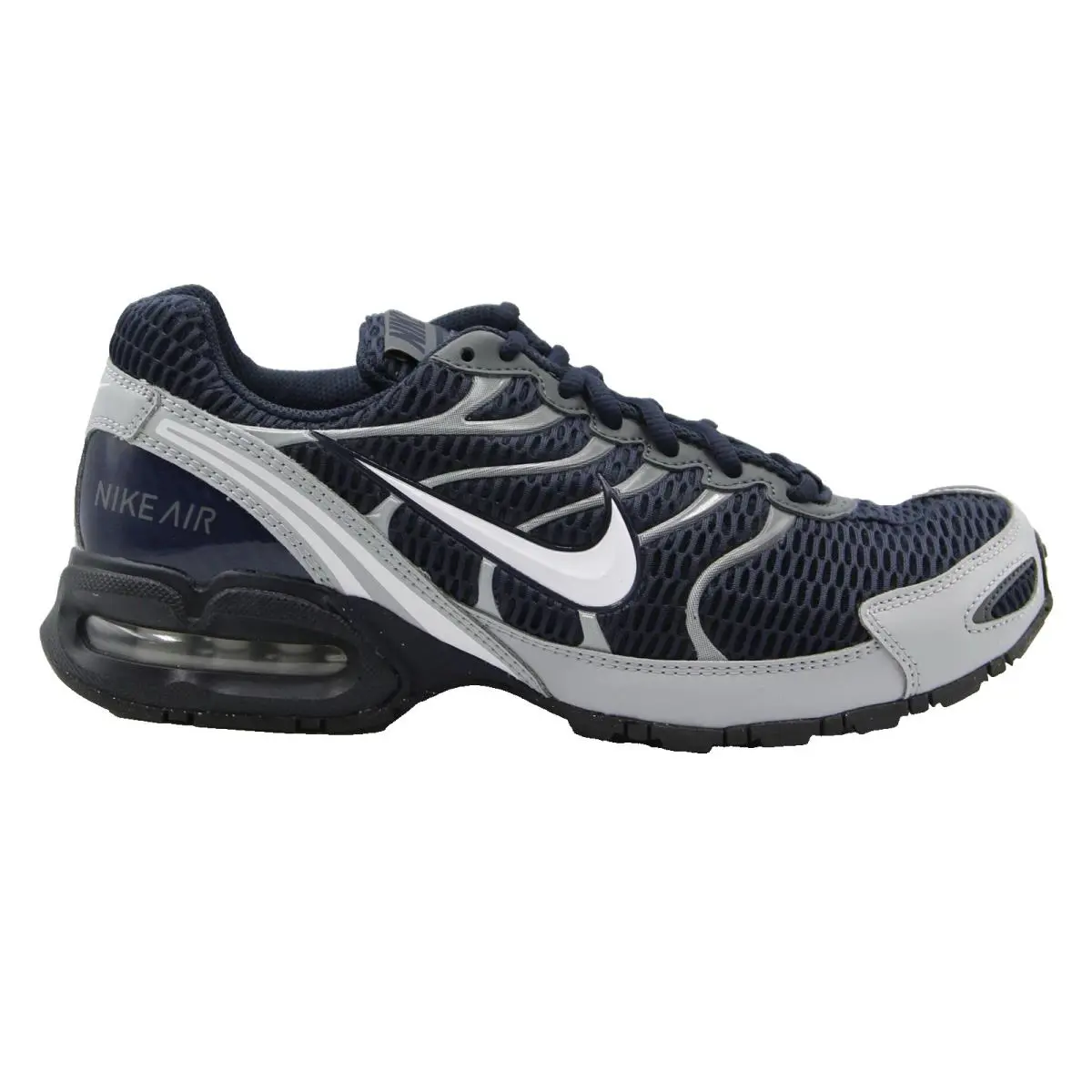 Nike Mens Air Max Torch 4 Trainer Shoes 343846 411 - OBSIDIAN WHITE WOLF GREY