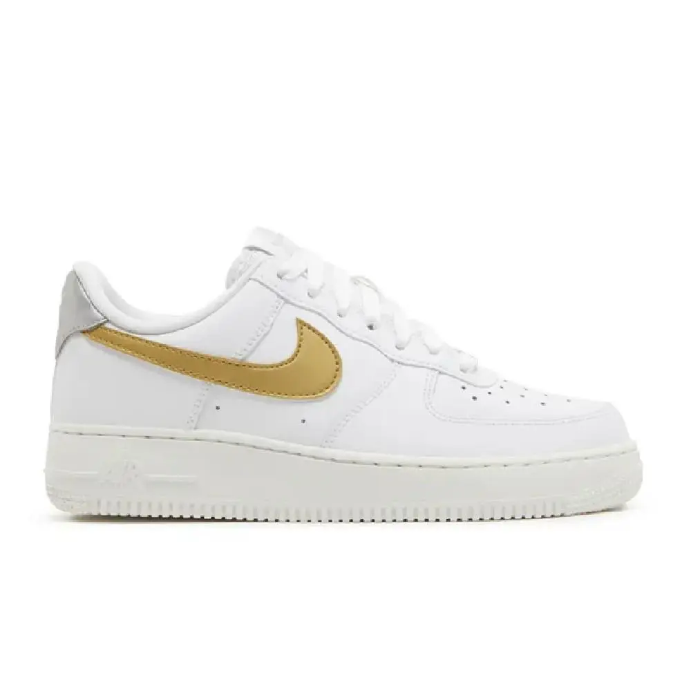 Women`s Nike Air Force 1 `07 White/metallic Gold DD8959 106 - 8.5 - White/Metallic Gold