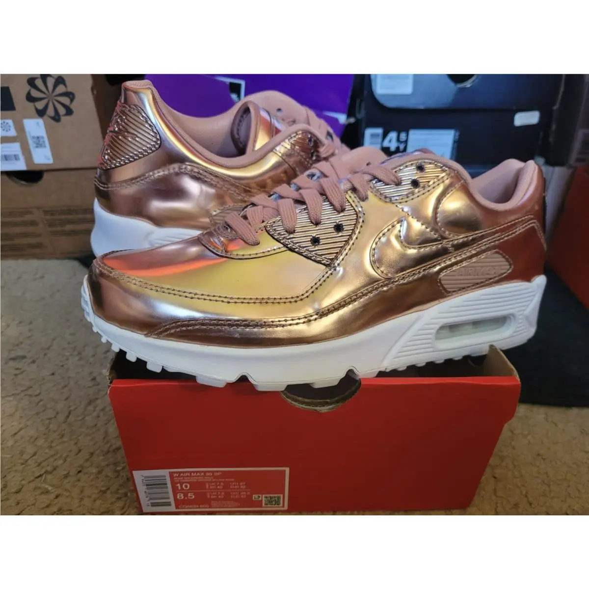Nike shoes - Nike Air Max 90 - Air Max - CQ6639 600 - Gold 5