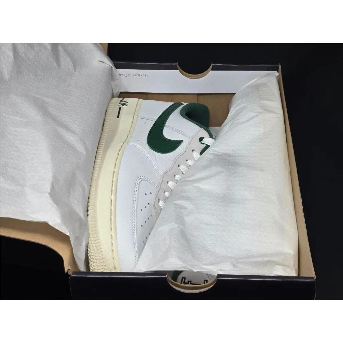 Nike shoes - Nike Air Force 1 - Air Force - DR0148-102 - White, Manufacturer: Summit White/Gorge Green/White 8