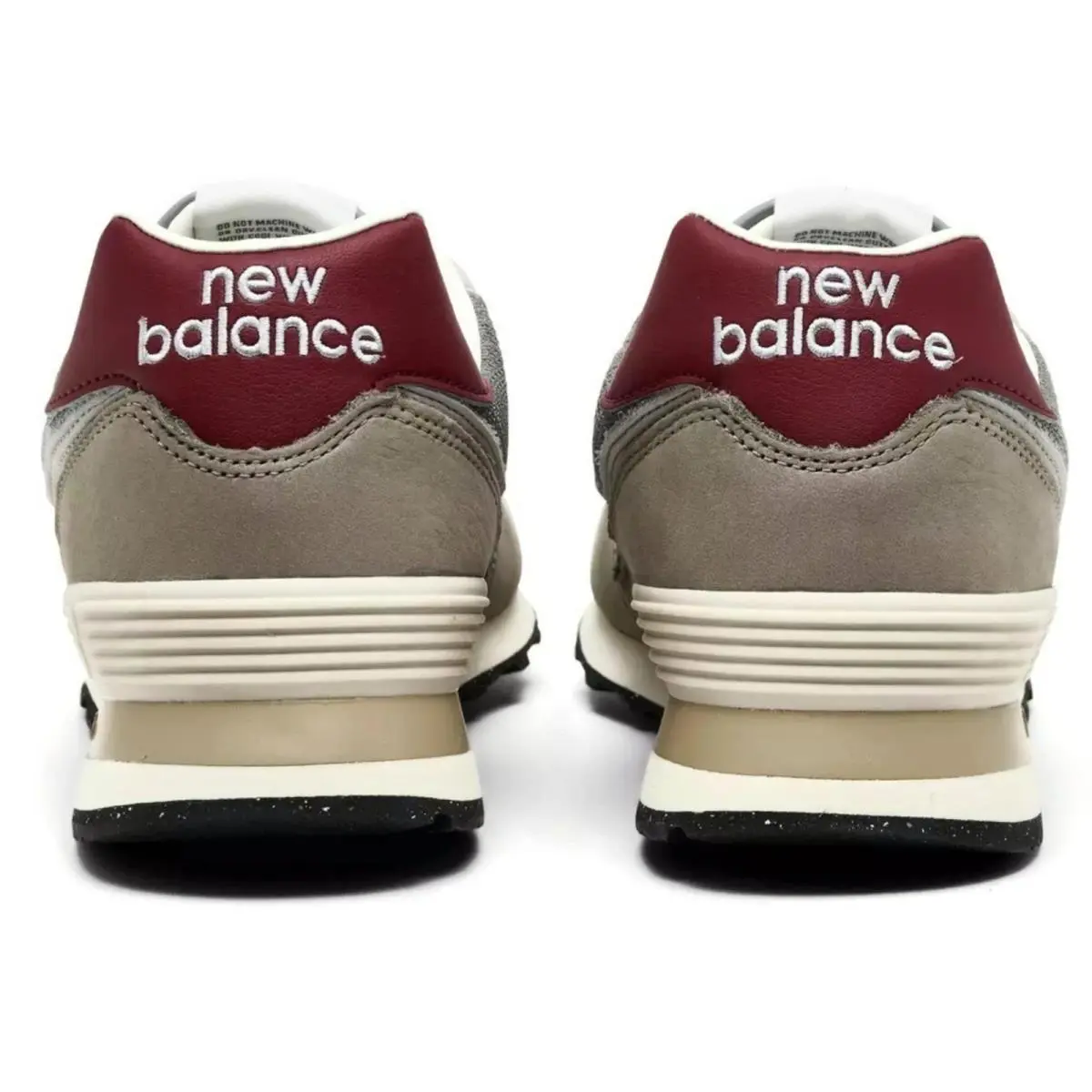 Nike shoes - New Balance 574 - New Balance - Gray, Maufacturer: Arid Stone/Monarch Burgundy 2