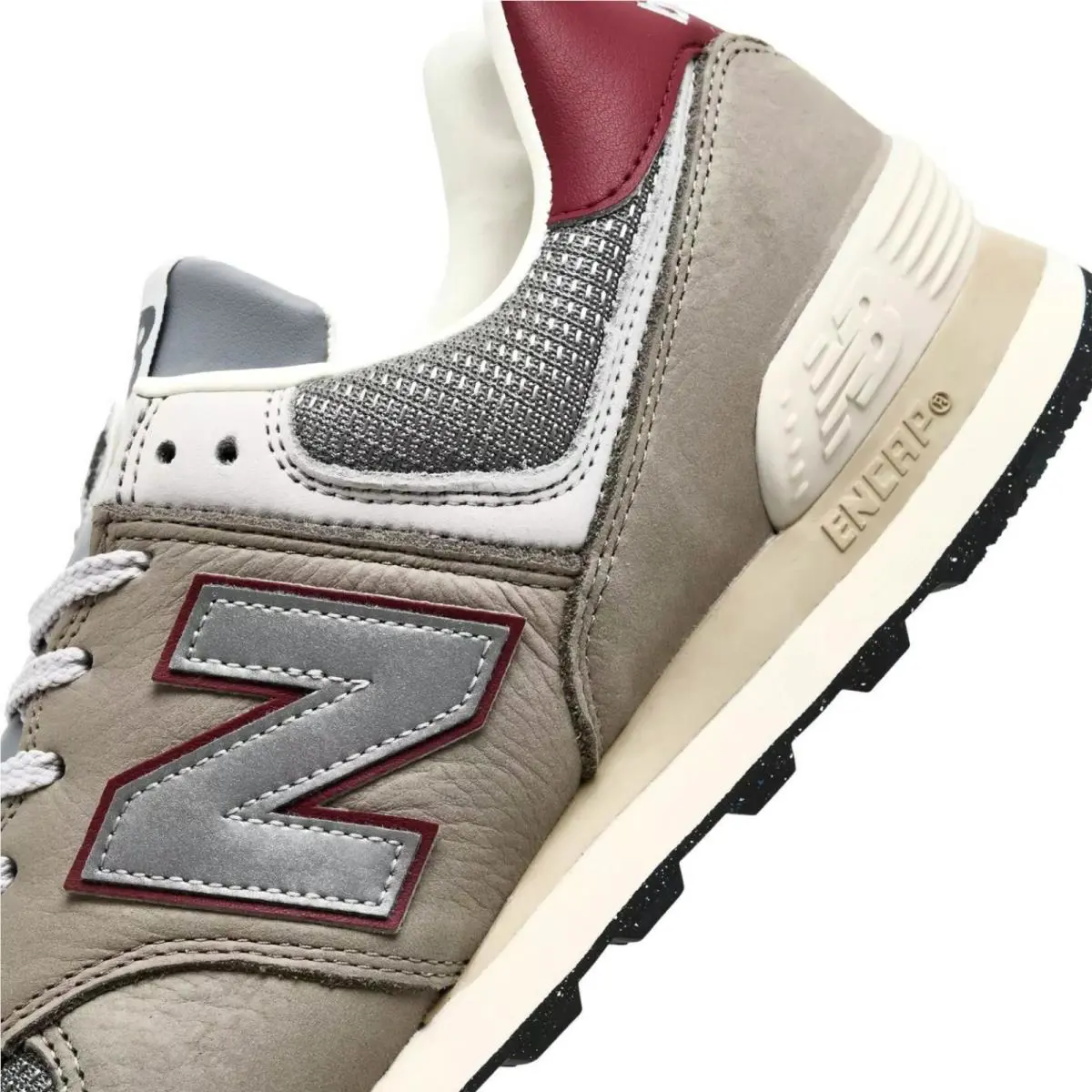 Nike shoes - New Balance 574 - New Balance - Gray, Maufacturer: Arid Stone/Monarch Burgundy 3