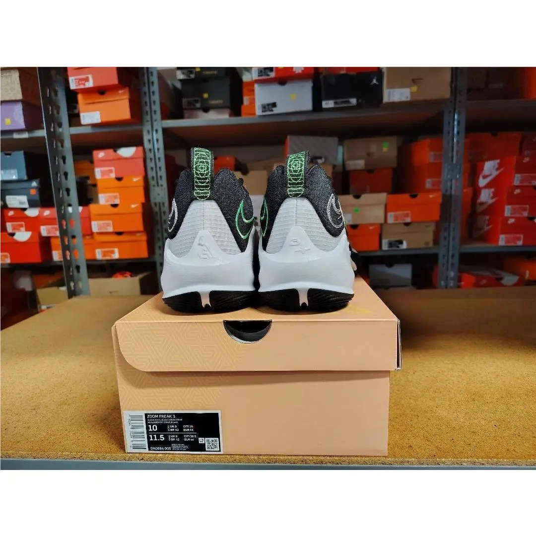 Nike shoes - Nike Zoom Freak 3 - Zoom Freak - DA0694 005 - Black White Black Green Strike 2