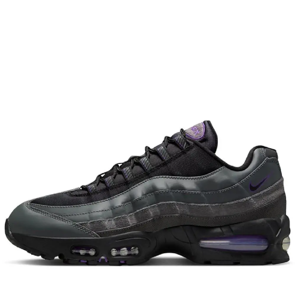 Men`s Nike Air Max 95 OG Iron Grey/black-wild Grape IH1228 001 - Iron Grey/Black-Wild Grape
