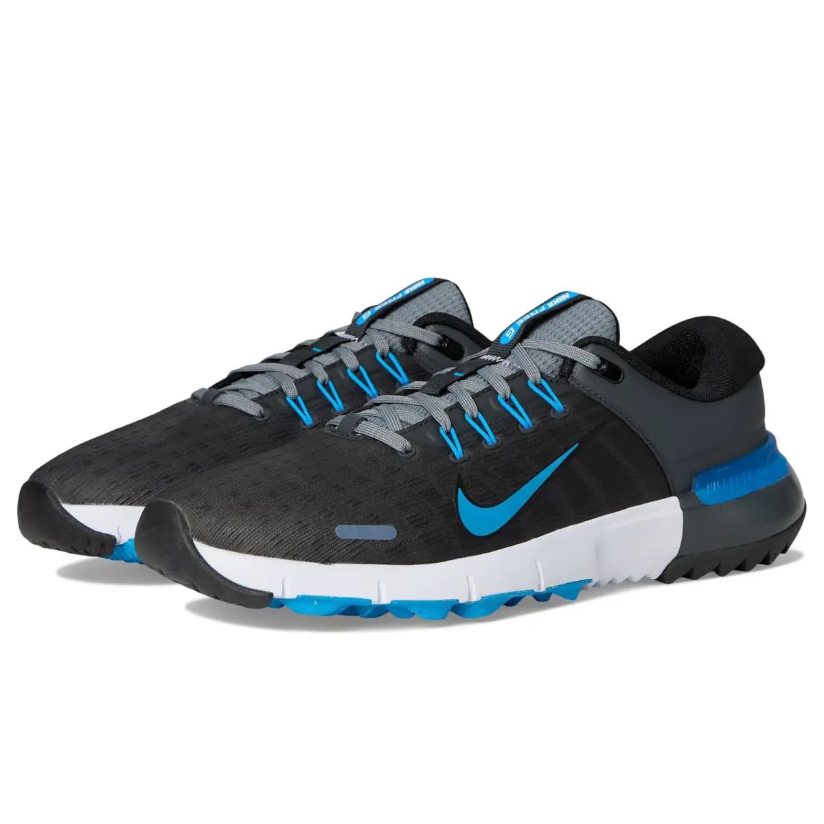 Man`s Sneakers Athletic Shoes Nike Free Golf Next Nature - Anthracite/Blue Hero/Cool Grey