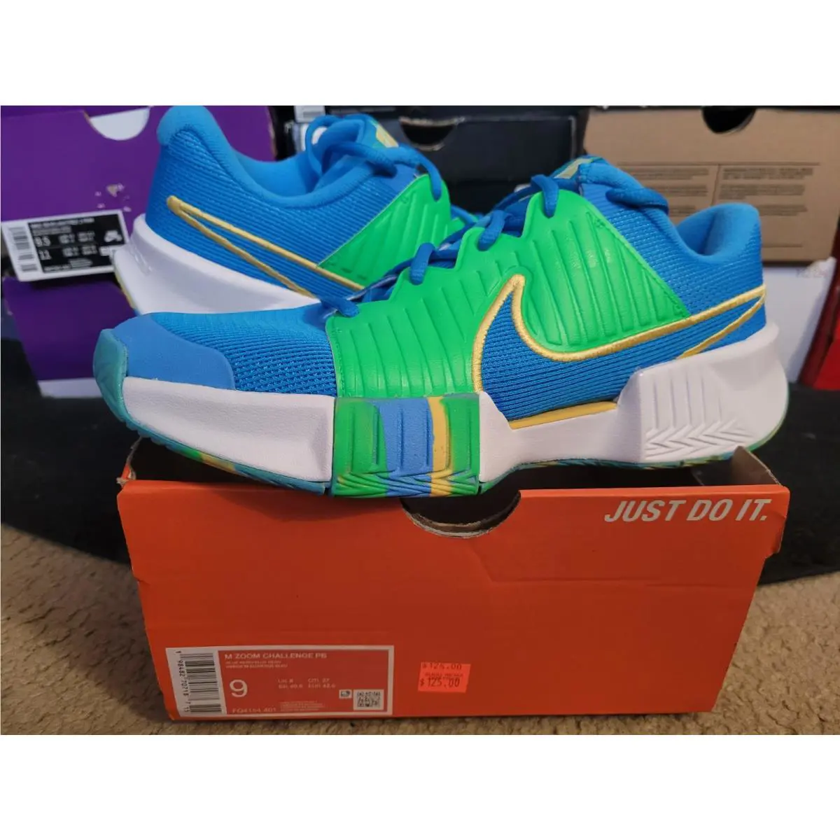 Nike shoes - Nike Air Zoom Challenge - Air Zoom Challenge - FQ4154 401 - Multicolor 4