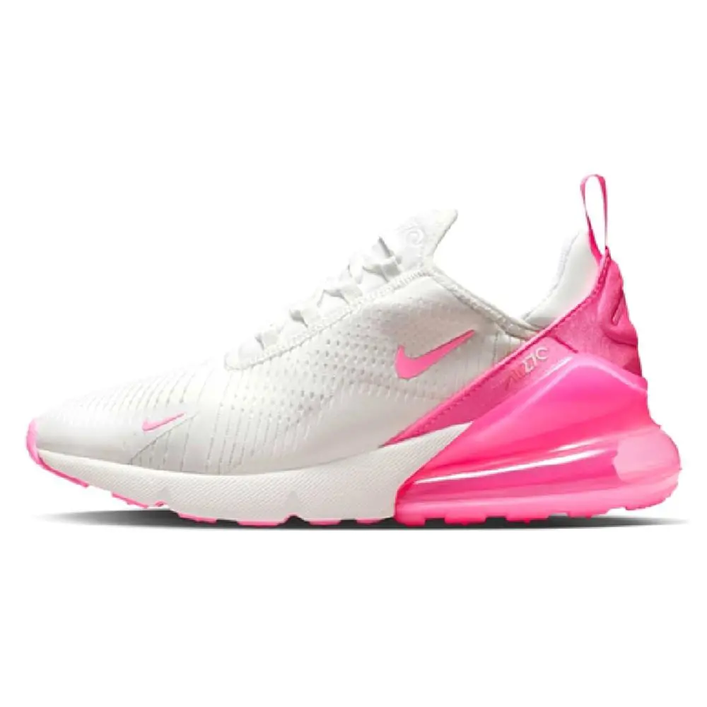 Women`s Nike Air Max 270 Summit White/pink Spell HJ3222 104 - Summit White/Pink Spell