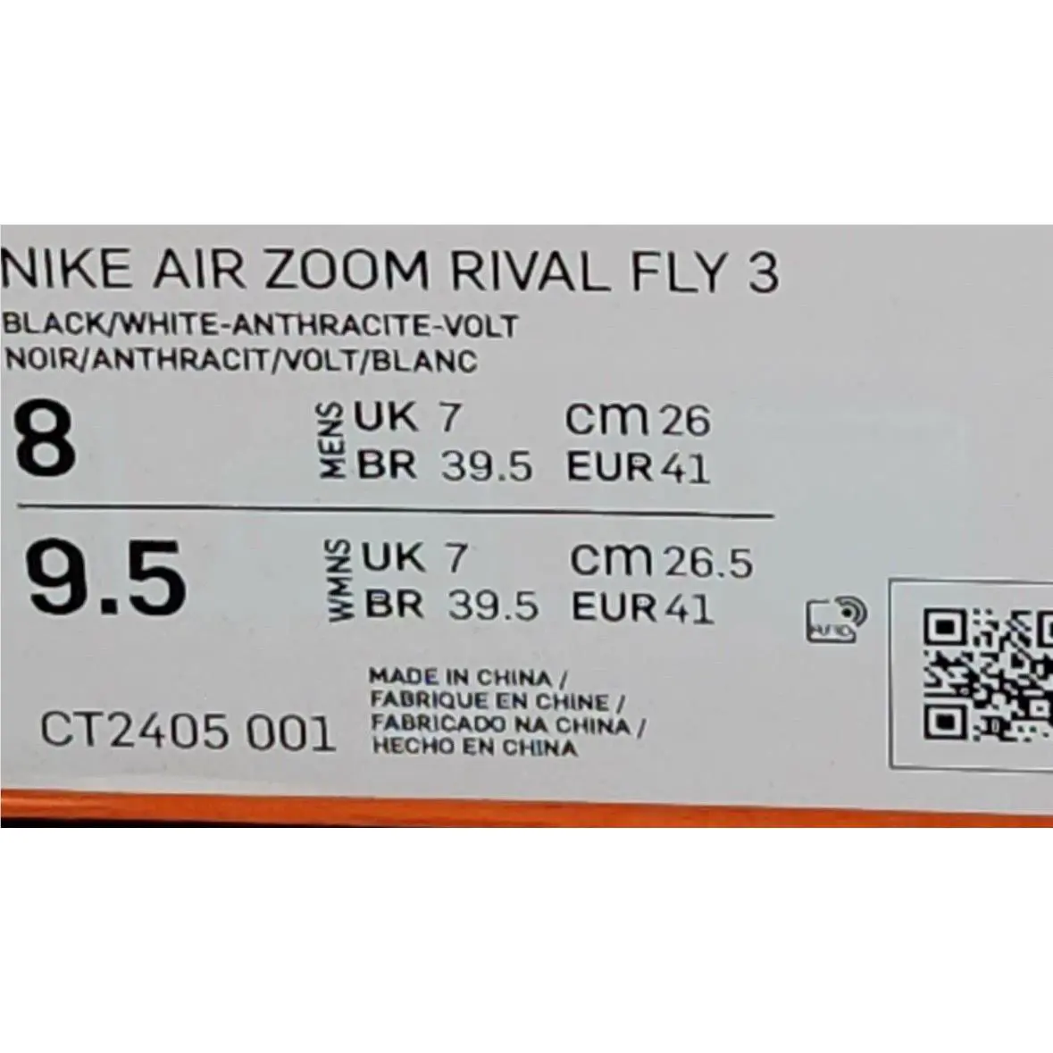 Nike shoes - Nike Air Zoom Rival Fly 3 - CT2405-001 - Black 8