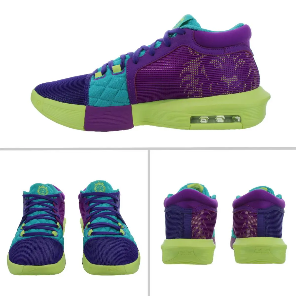 Nike shoes - Nike Lebron Witness VIII - Lebron Witness VIII - FB2239 500 - Field Purple, Dusty Cactus, Light Lemon Twist 1