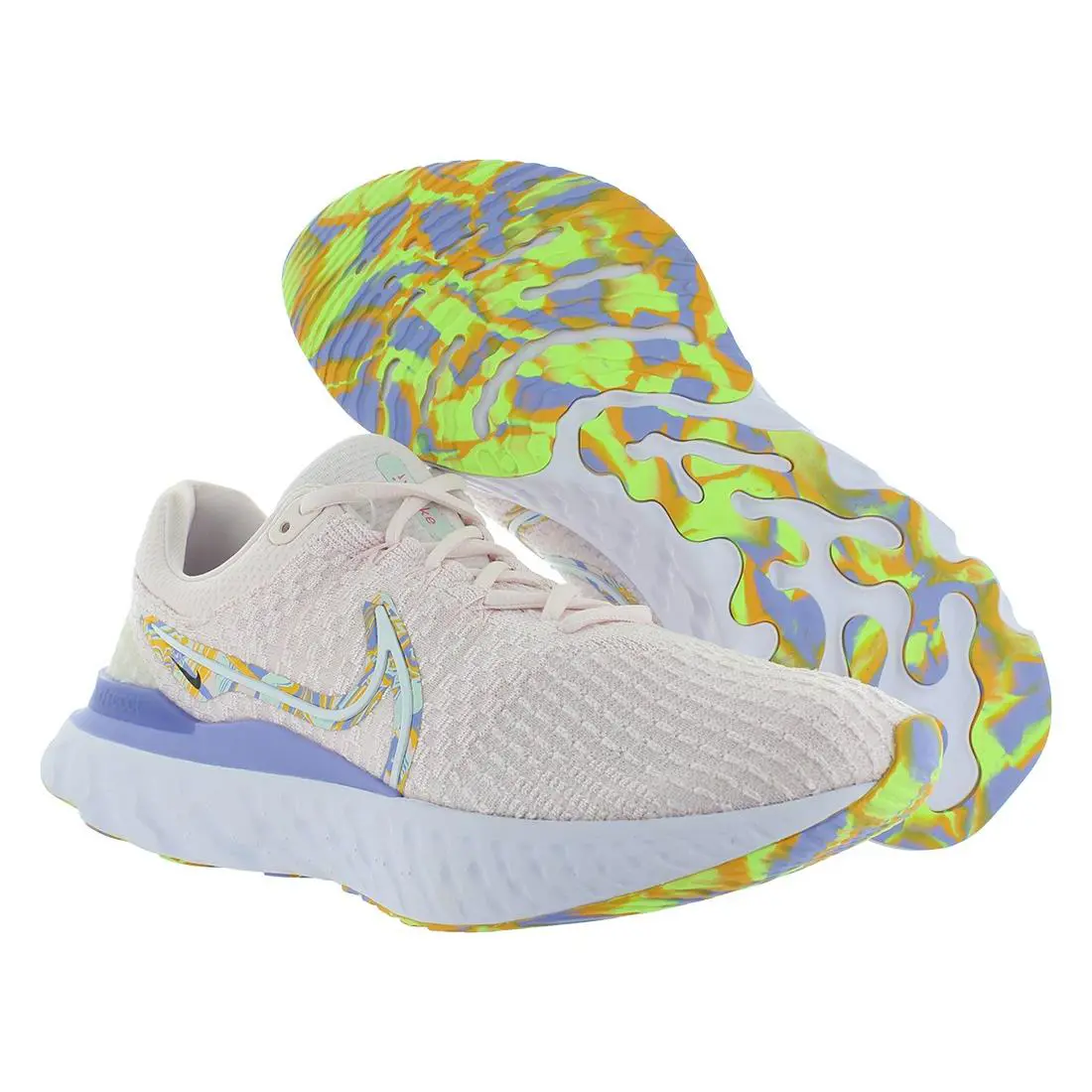 Nike React Infinity Run Fk 3 Prm Womens Shoes - Light Soft Pink/White, Main: Pink