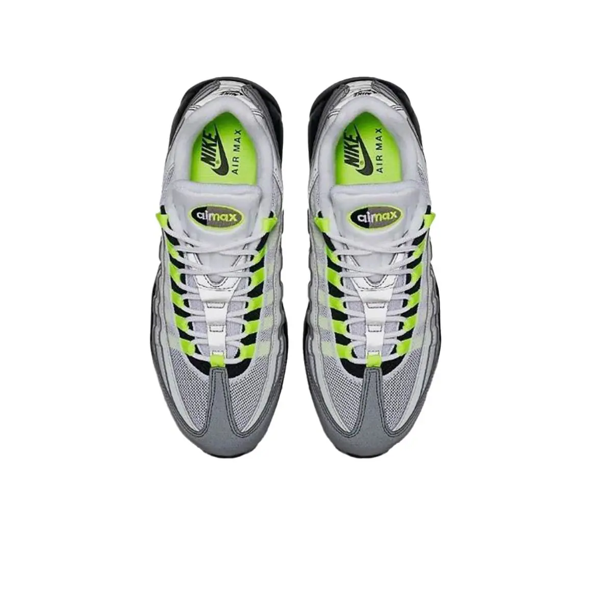 Nike shoes - Black/Neon Yellow/Cool Grey 3