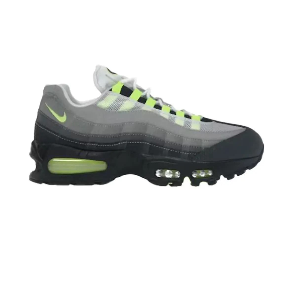 Nike shoes - Black/Neon Yellow/Cool Grey 4