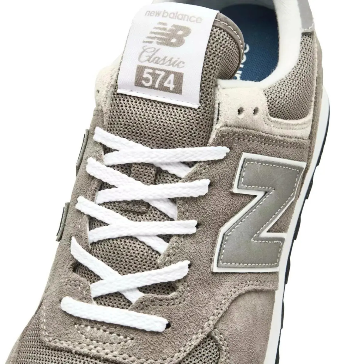 Nike shoes - New Balance 574 - New Balance - Gray, Maufacturer: Grey/White 26