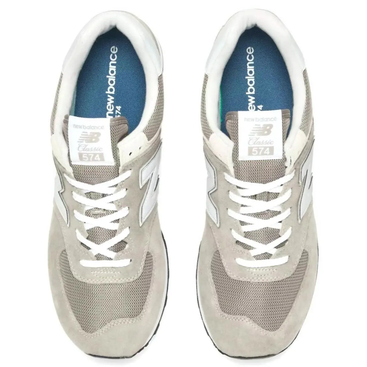 Nike shoes - New Balance 574 - New Balance - Gray, Maufacturer: Grey/White 14