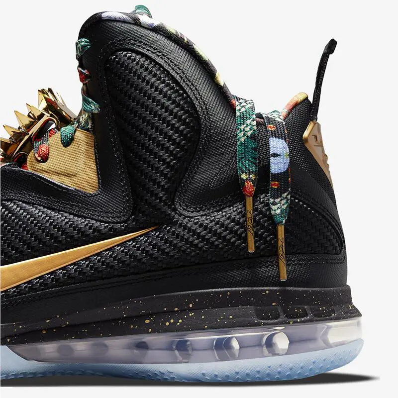 Nike shoes - Nike LeBron 9 - LeBron - DO9353-001 - Black, Manufacturer: Black/Metallic Gold 10
