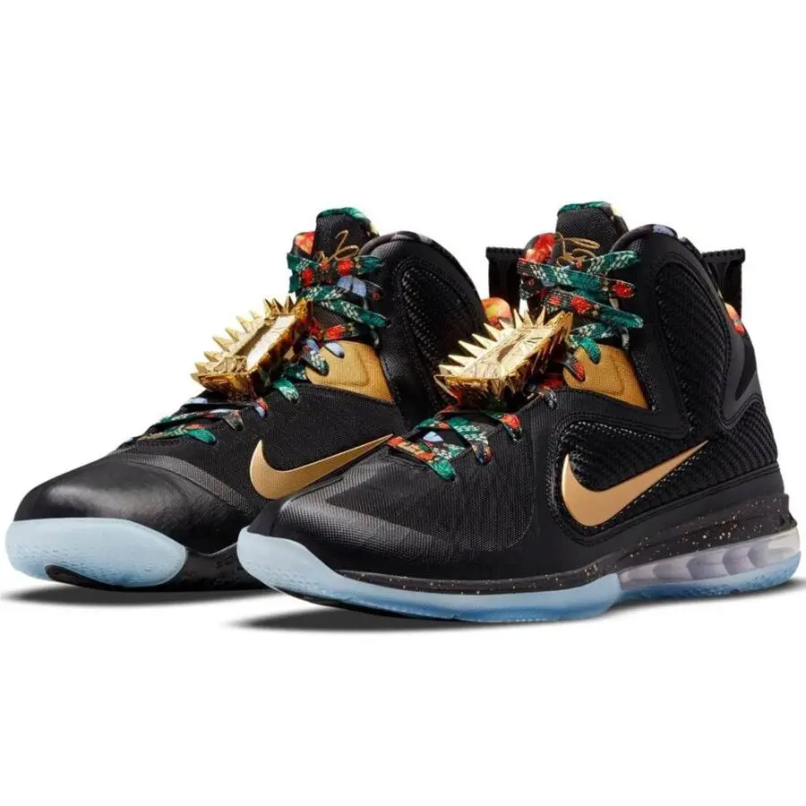 Nike shoes - Nike LeBron 9 - LeBron - DO9353-001 - Black, Manufacturer: Black/Metallic Gold 7