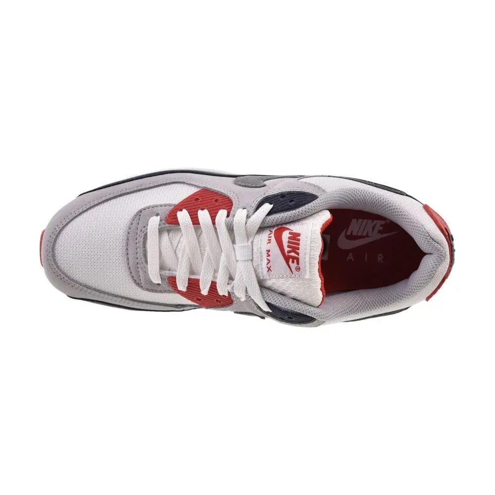 Nike shoes - White/Cool Grey/University Red 3