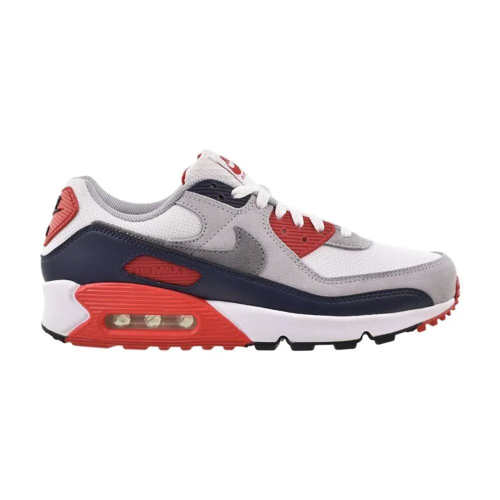 Nike shoes - White/Cool Grey/University Red 5