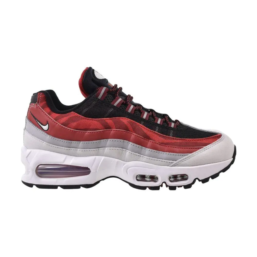 Nike Air Max 95 Yardrunners Morehouse Men`s Shoes Black/white/dark Team Red - Black/White-Dark Team Red