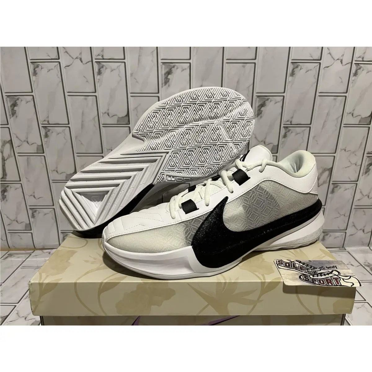 Nike shoes - Nike Zoom Freak 5 - Zoom Freak - DZ2946-100 - White 2