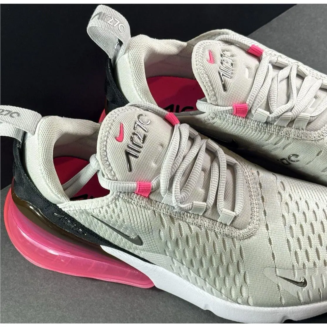 Nike shoes - Nike Air Max 270 - Air Max - Light Soft Pink-Black 5