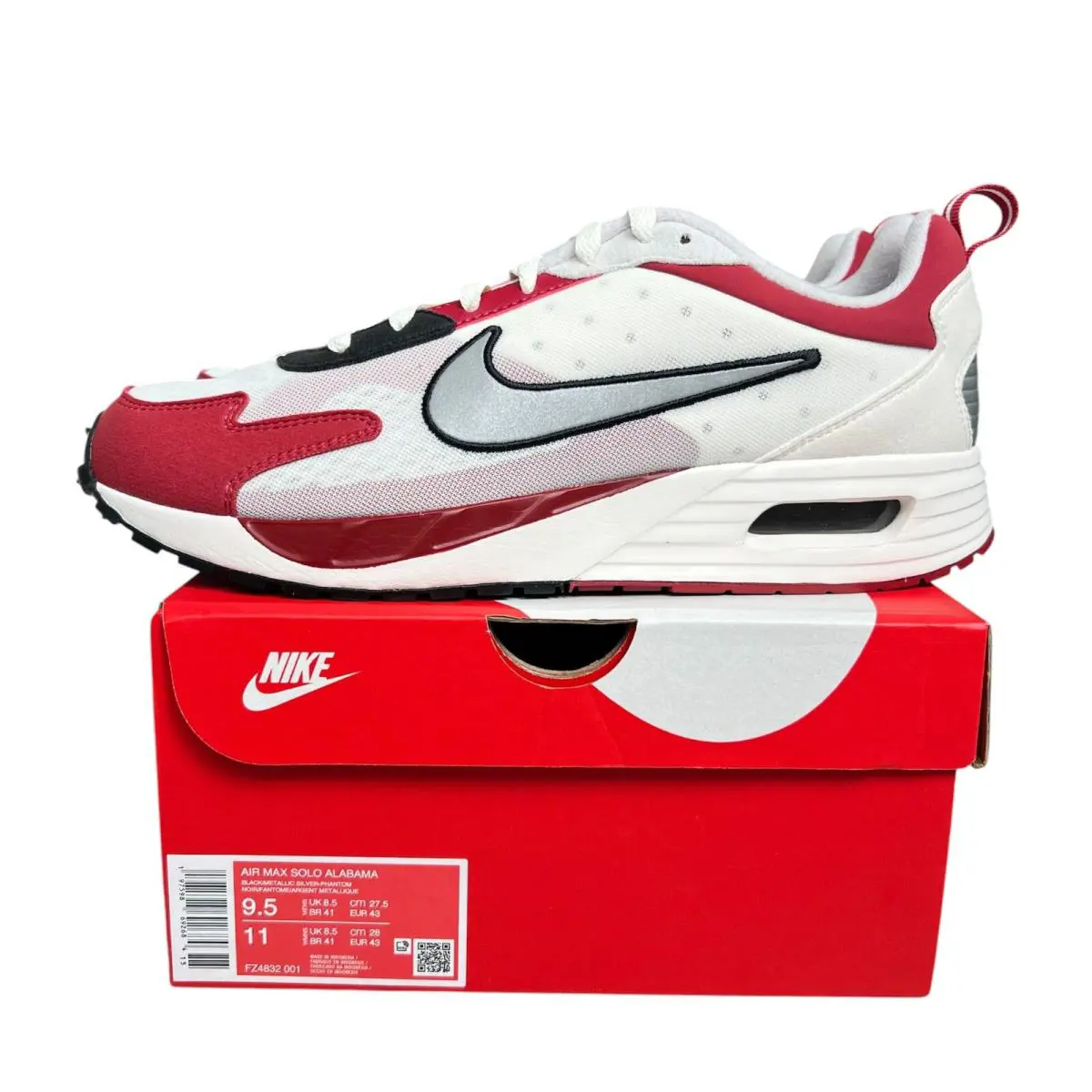 Nike shoes - Nike Air Max Solo - Air Max Solo - White/Crimson 0