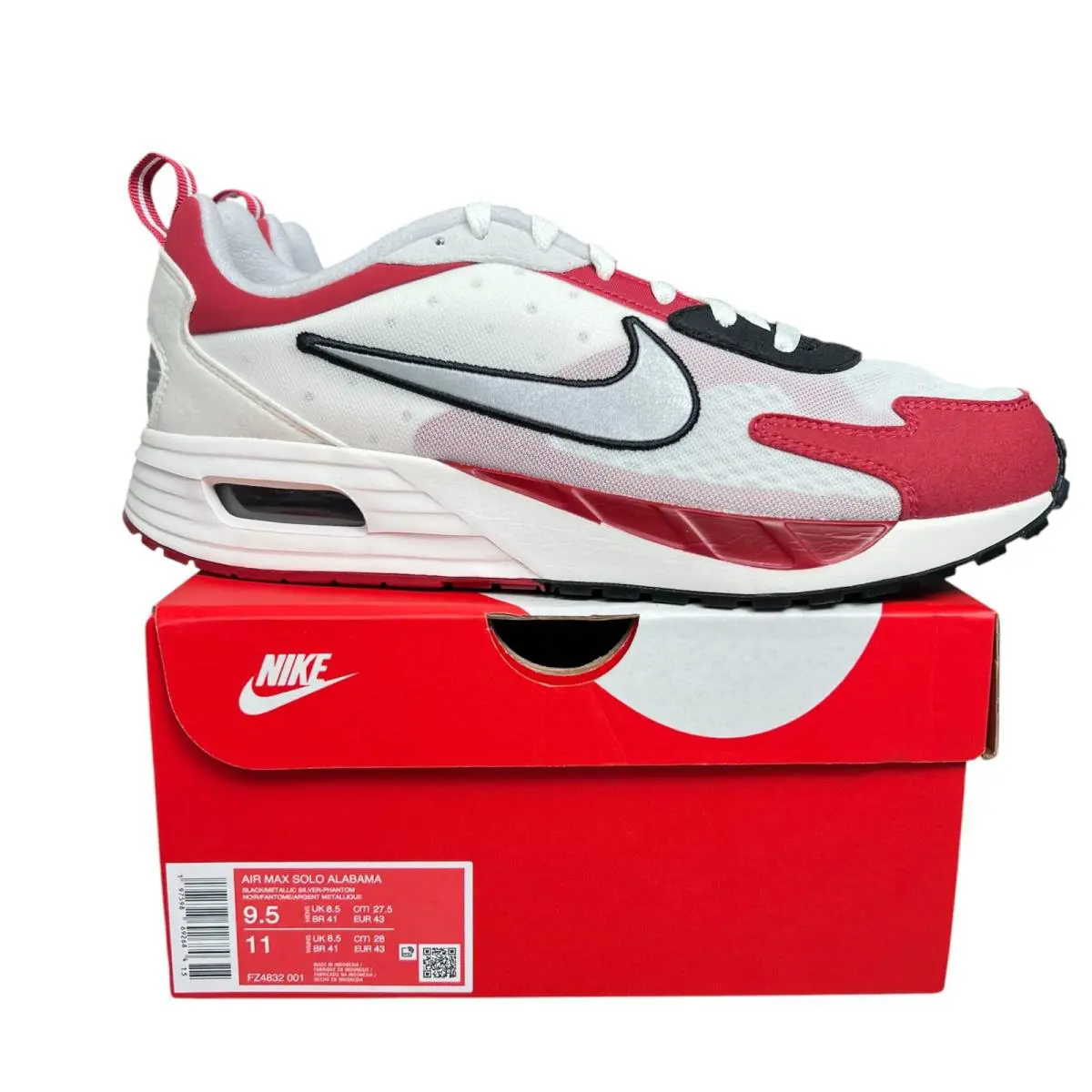 Nike shoes - Nike Air Max Solo - Air Max Solo - White/Crimson 5