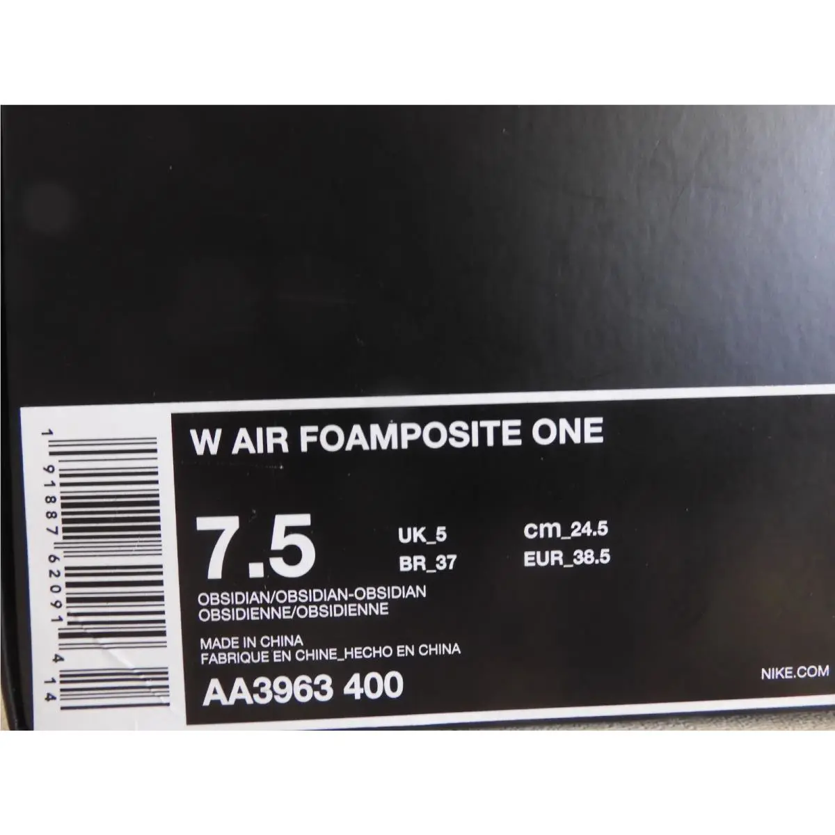 Nike shoes - Nike Air Foamposite - Air Foamposite - AA3963-400 - Blue 22