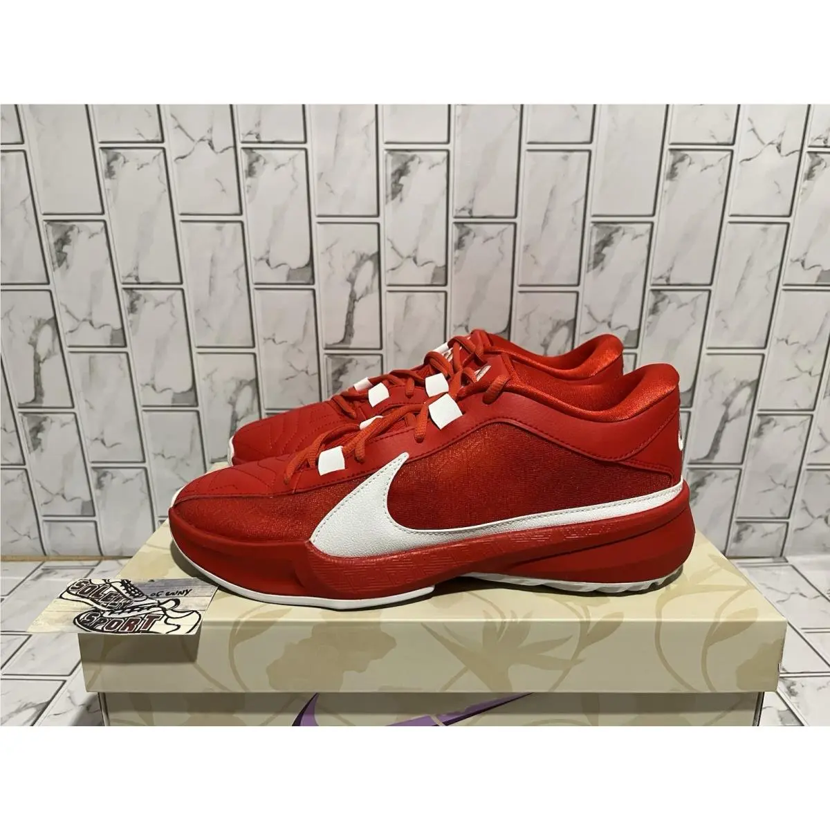 Nike shoes - Nike Zoom Freak 5 - Zoom Freak - DZ2946-600 - Red 10