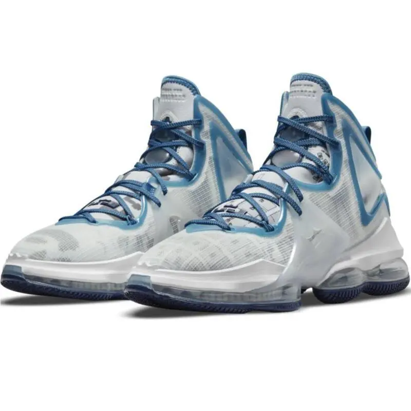 Nike shoes - Nike LeBron 19 - LeBron - DC9338-100 - White, Manufacturer: White/Blue Void/Dutch Blue 0