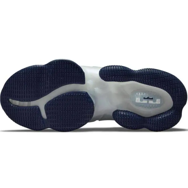 Nike shoes - Nike LeBron 19 - LeBron - DC9338-100 - White, Manufacturer: White/Blue Void/Dutch Blue 3
