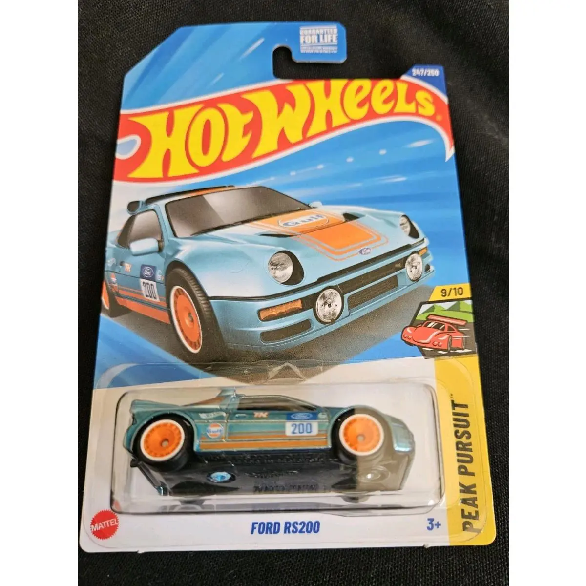 2025 Hot Wheels Ford RS200 Super Treasure Hunt w/ Protector Pack