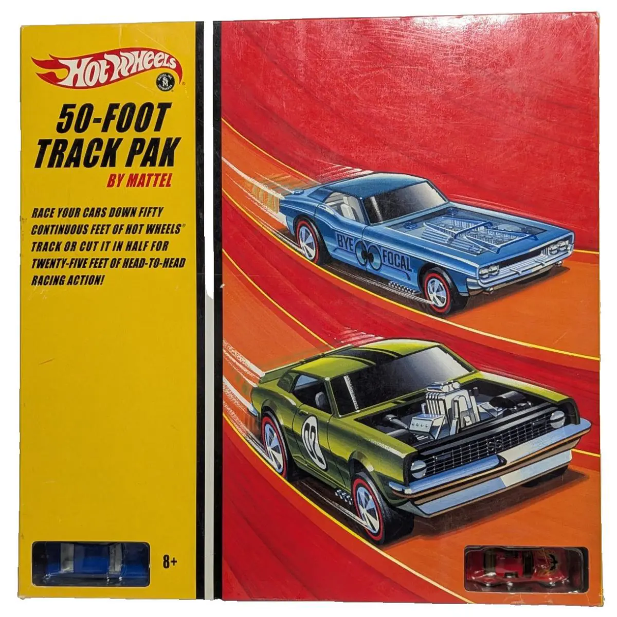 2004 Hot Wheels 50-FOOT Track Pak by Mattel Hot Bird/`67 Charger Redlines
