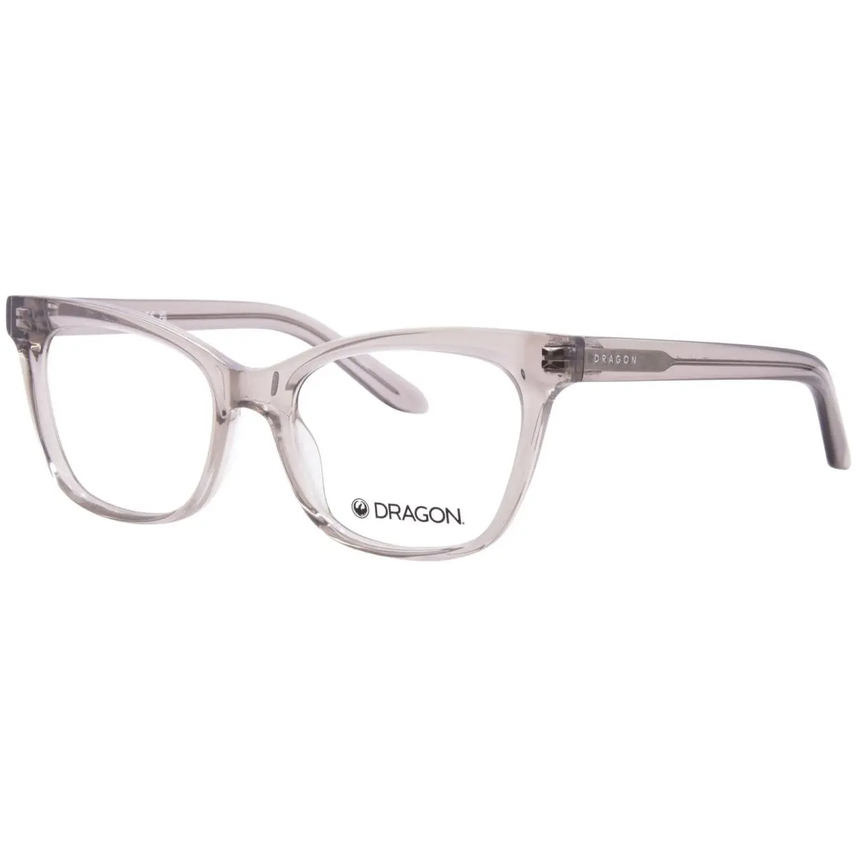 Dragon DR2055 057 Eyeglasses Women`s Grey Crystal Full Rim Rectangle Shape 53mm