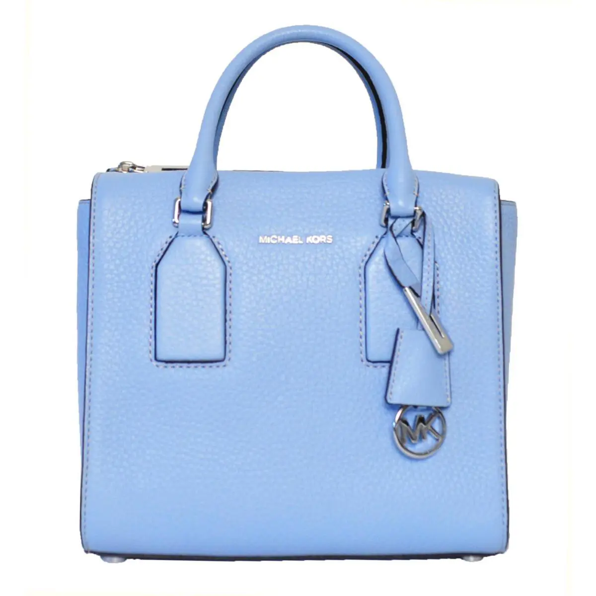 Michael Kors Selby Medium Pebbled-leather Satchel Handbag