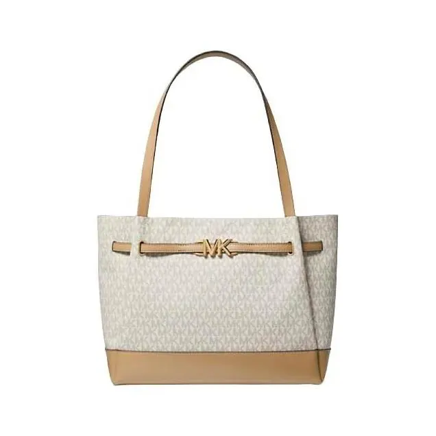 Michael Kors Reed Large Logo Tote – Camel Multi