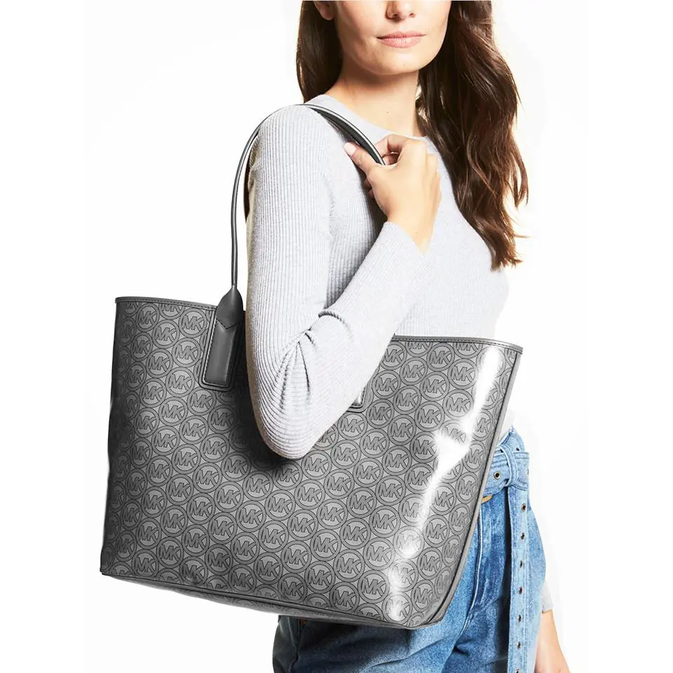 Michael Kors Jodie Large Tote - Exterior: Pearl Grey