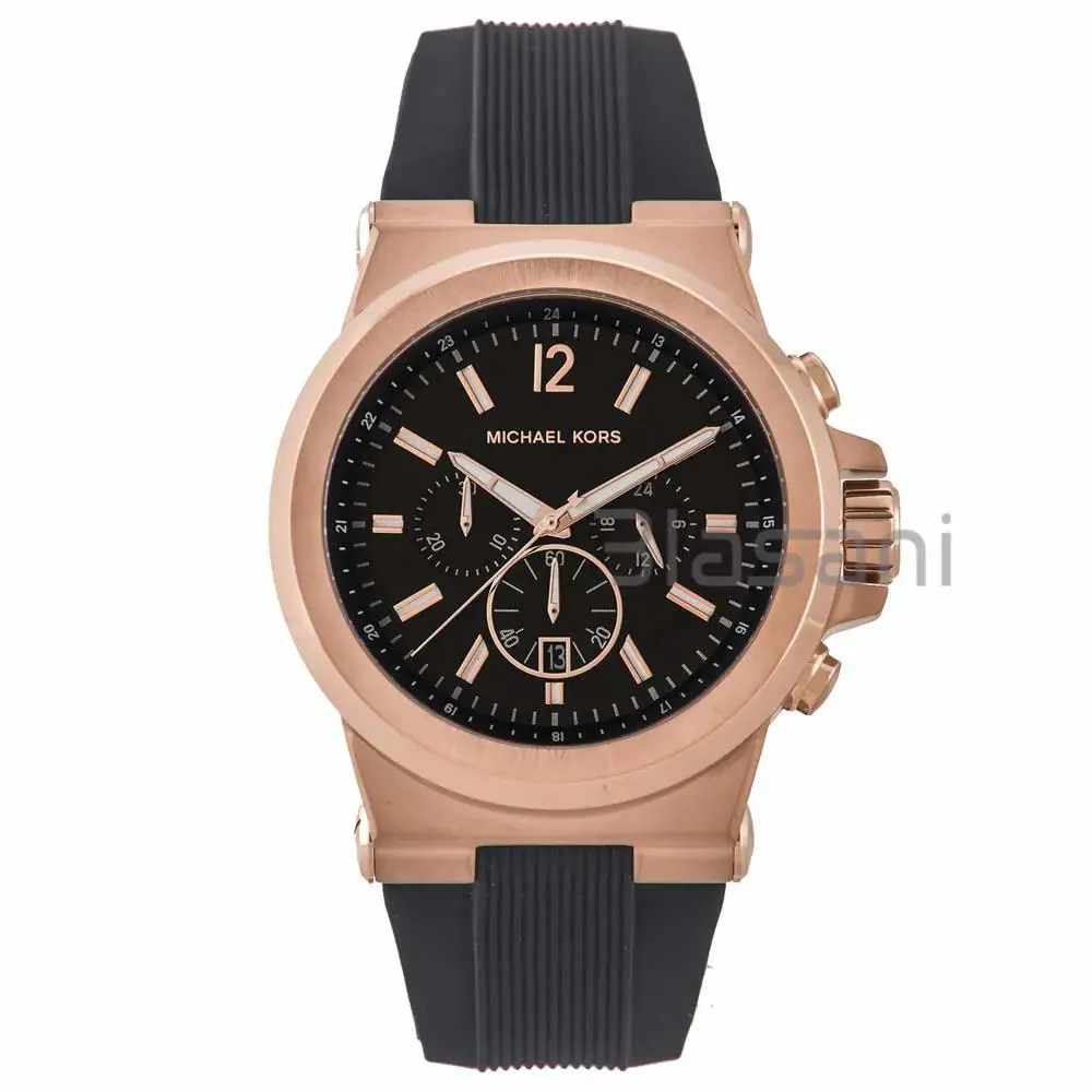 Michael Kors MK8184 Men`s Stainless Steel Chronograph Watch Black