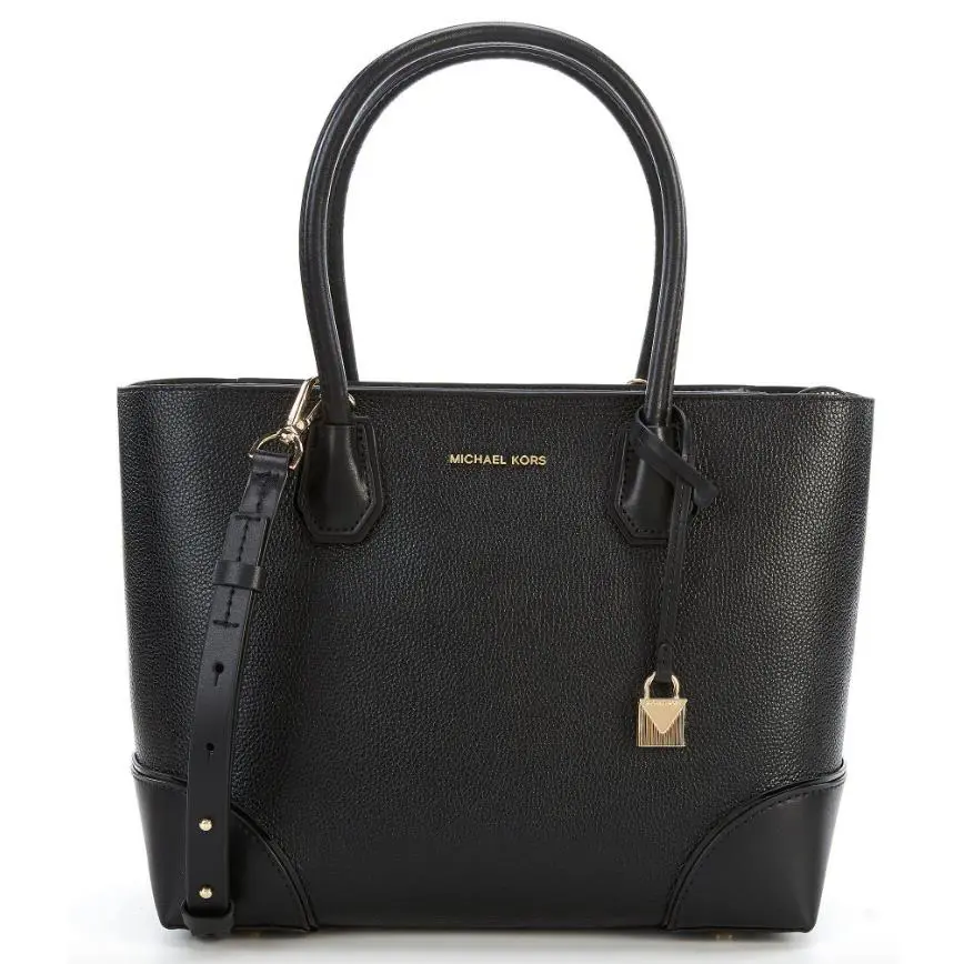Michael Kors X2106 Women`s Black Studio Mercer Gallery Tote Purse