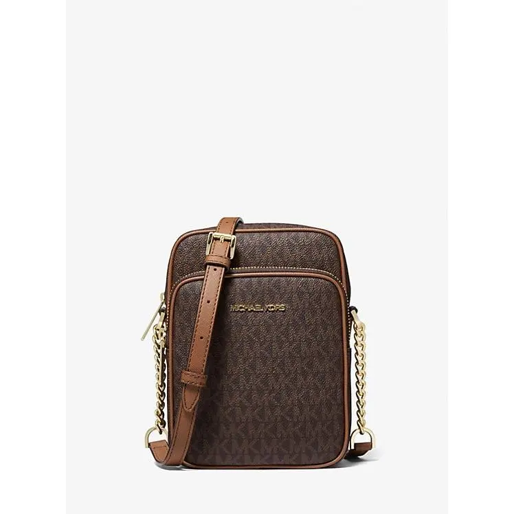Michael Kors Jet Set Travel Signature Logo Crossbody Bag M