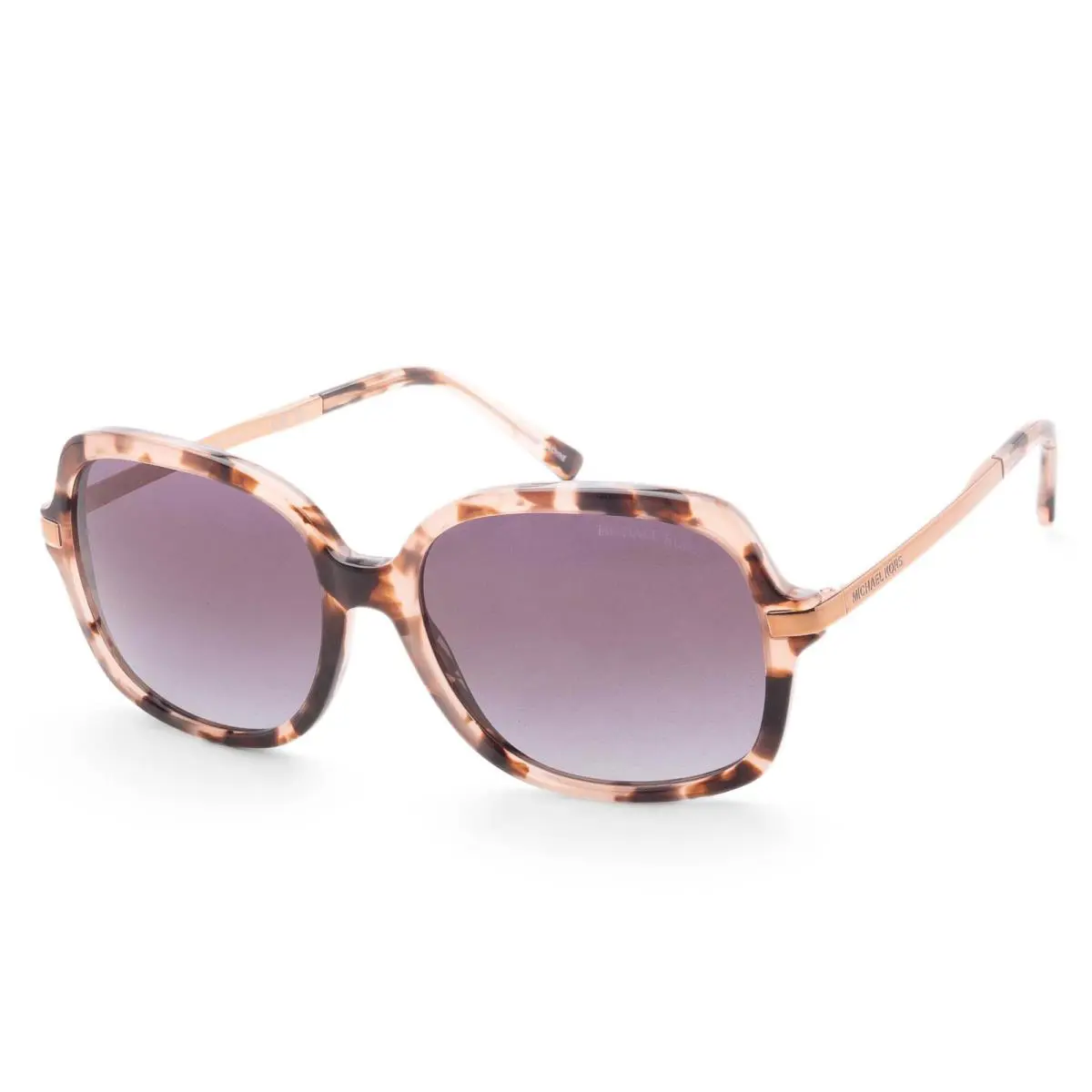Michael Kors Women`s Adrianna 57mm Pink Tortoise Sunglasses MK2024-316213-57 - Frame: Pink, Lens: Gray, Other Frame: Pink Tortoise