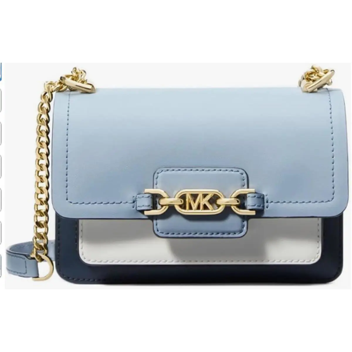 Michael Kors Shoulder Bag Handbag Nvy/wht/pblu
