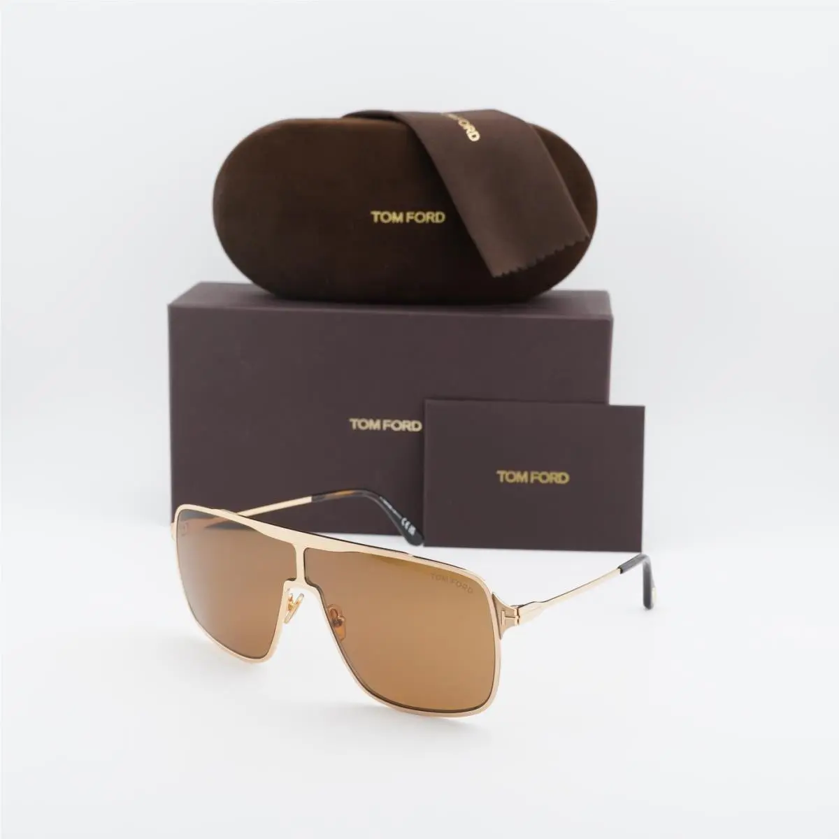 FT1173 30E Gold/brown 69-02-140 Sunglasses by Tom Ford