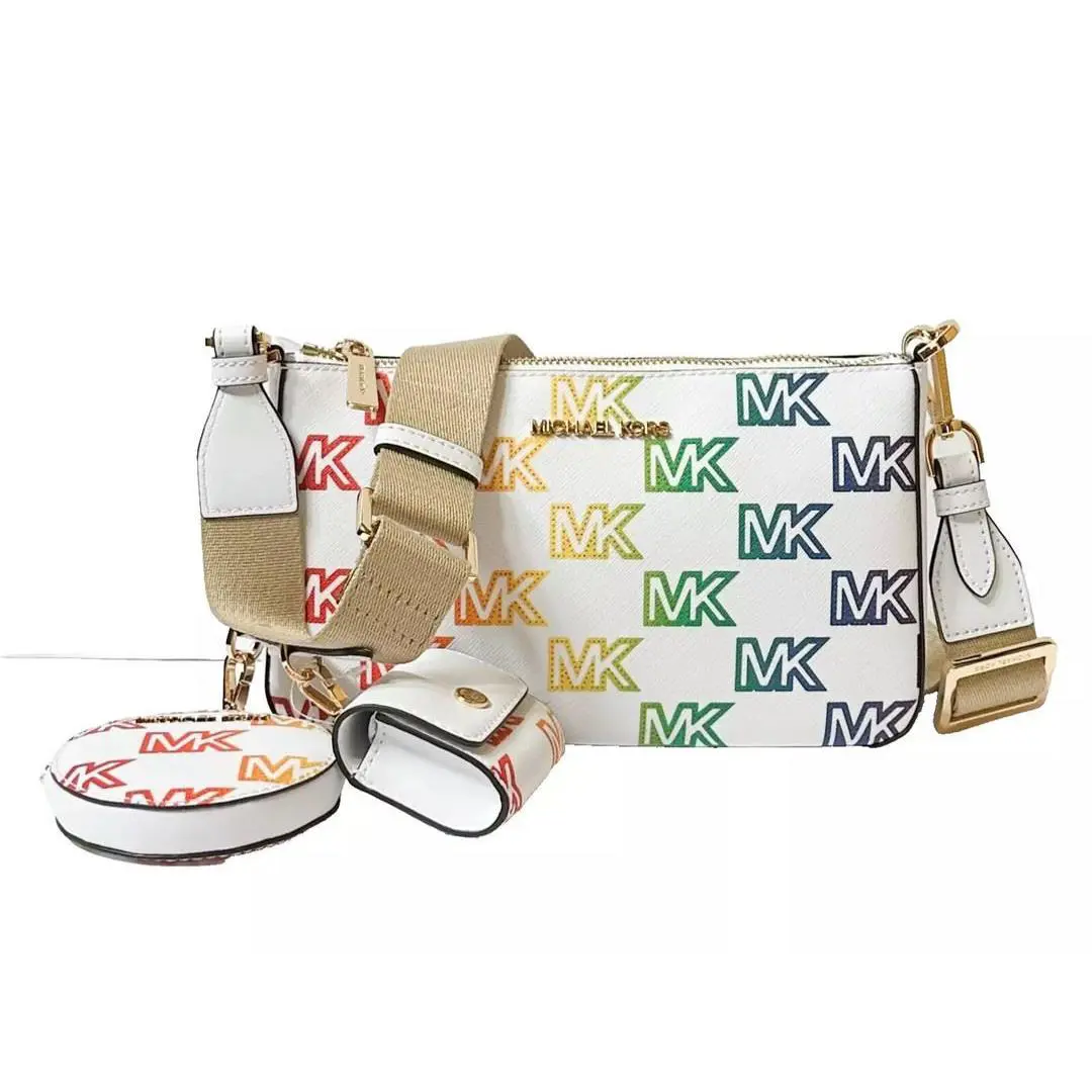 Michael Kors Jet Set Travel Small Crossbody with Case For Apple Airpods Pro