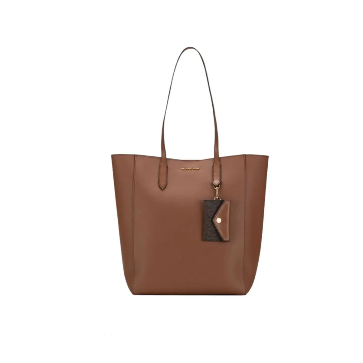 Michael Kors Vincent Large Saffiano Leather Tote Bag with Card Case Luggage